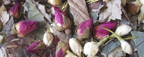 Tisane diurétique au jasmin, à la rose et au lotus