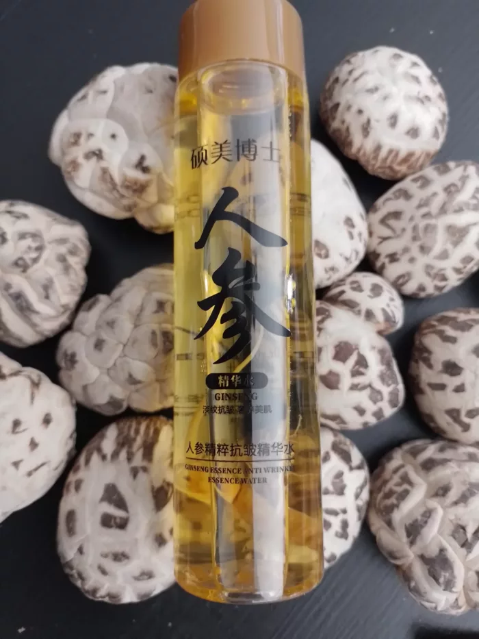 sérum visage doré au ginseng