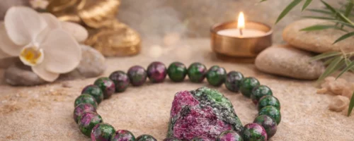 Bracelet en Épidote – Renouveau et Vitalité