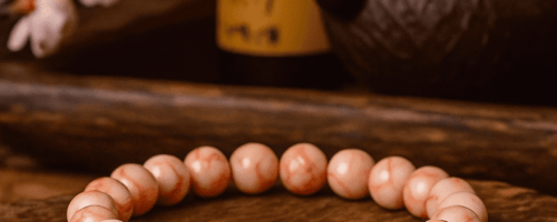 Bracelet en jaspe orangé – Force, Énergie et Protection