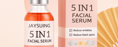Sérum Visage 5-en-1 – Vitamine C 30%, Niacinamide, Acide Hyaluronique