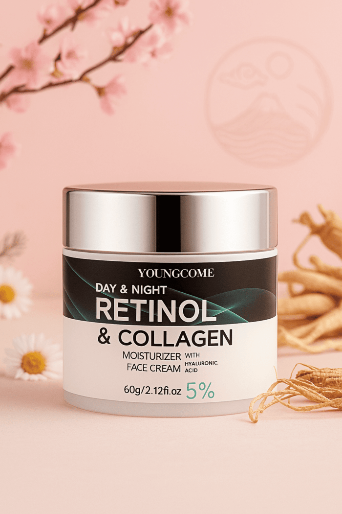 crème visage rétinol et collagène