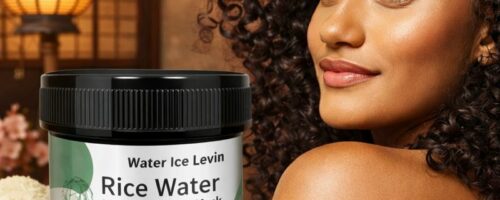Masque capillaire à l’eau de riz pour cheveux crépus, doux et lissés