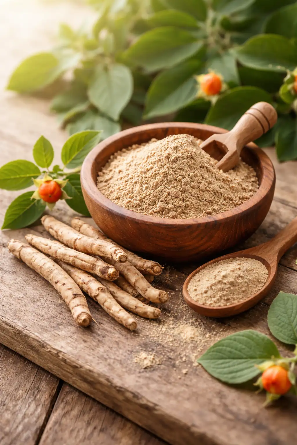 texture fine ashwagandha bio en poudre