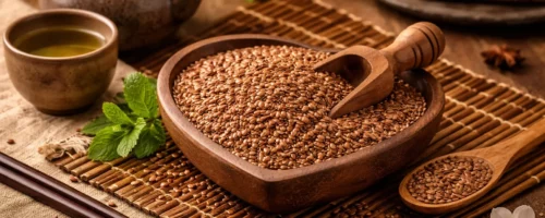 Graine de Lin BIO en Poudre (Hu Ma Ren) – Riche en Oméga-3 et Transit Naturel